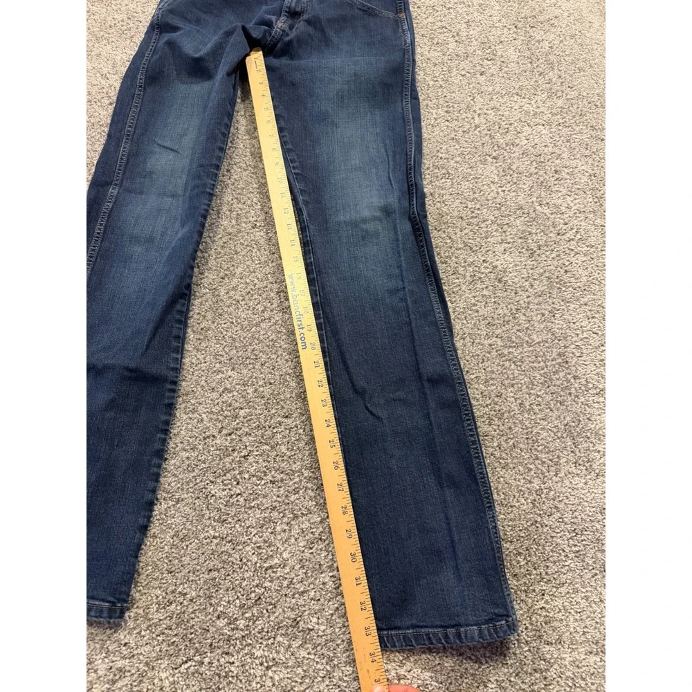 Wrangler Jeans Mens 30x34 Blue Retro Straight Leg Stretch Dark Wash 88MWZDW